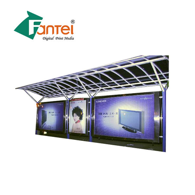 Bannière dissolvante 510gsm 300D*500D 18*12 de câble de frontlit de PVC d'Eco pour le caisson lumineux de contexte